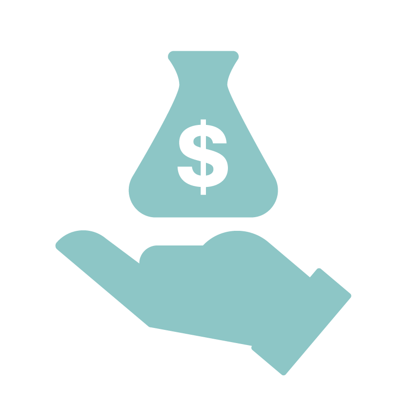 Purchasing power graphic icon